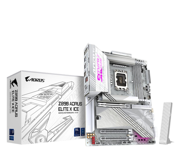 GIGABYTE Płyta główna Z890 A ELITE X ICE - 1286932 - zdjęcie